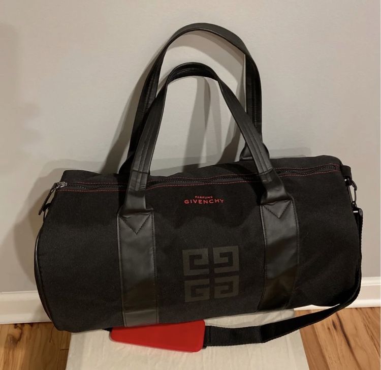 Givenchy Black Duffel Bag Red Lining 