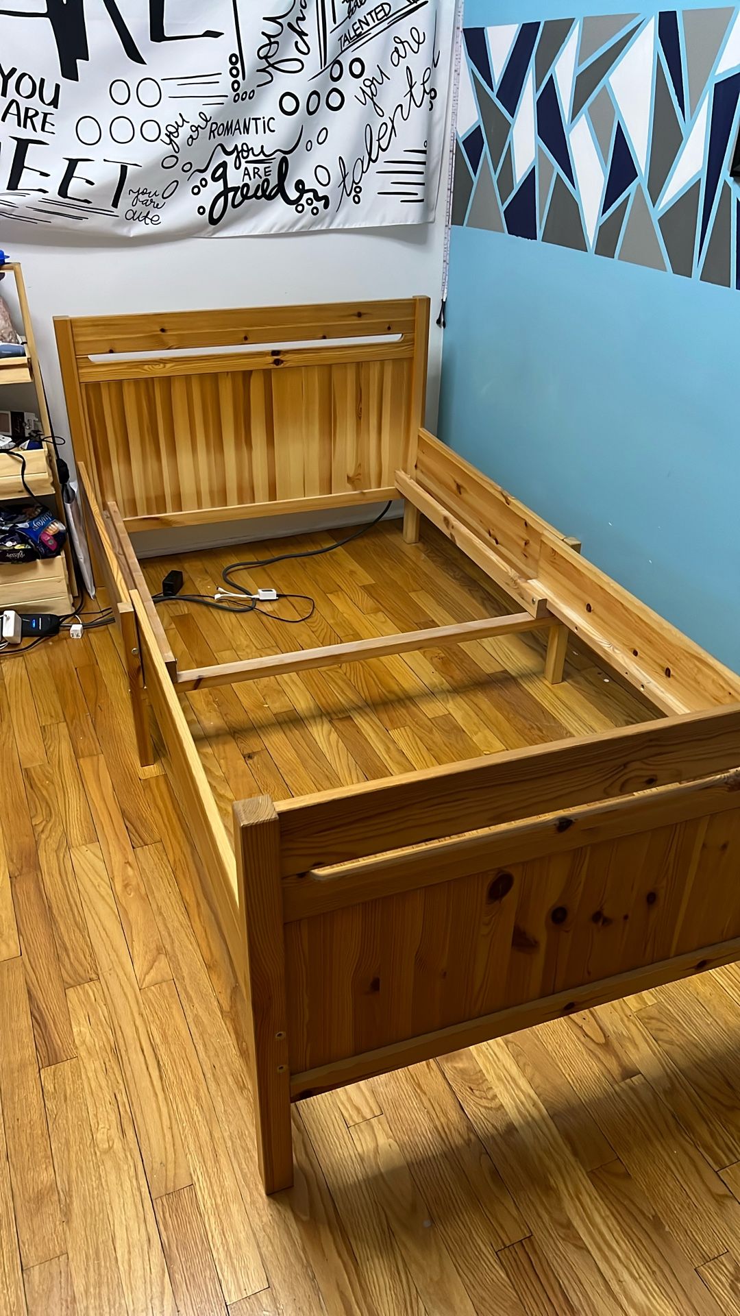 Ikea Twin Wooden Bed Frame