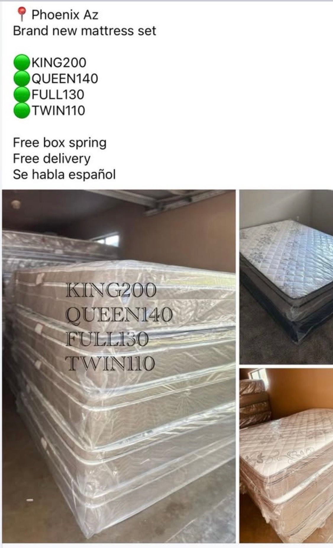 Brand New Mattress