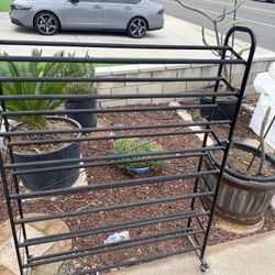 Shoe Rack With Wheels
