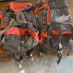 Two REI brand Kids “Comet” Backpacking Packs. Used But in Excellent Condition. 