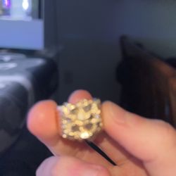 Gold Nugget Ring