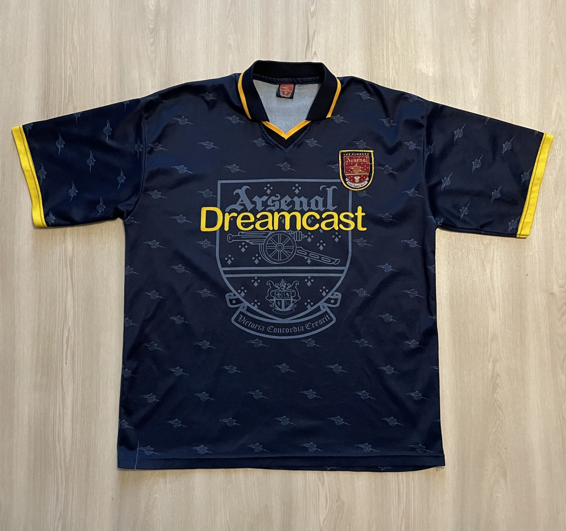 Vintage Official Licensed Arsenal Dreamcast Jersey Mens Large