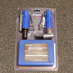 Astro Pneumatic Double Cut Carbide Rotary Burr Set 