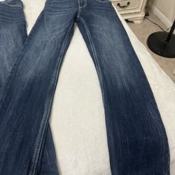 Boys Wranglers Jeans Size 12 Skinny Boot Cut 