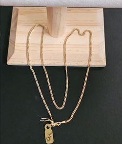 14k gold necklace 20 inch