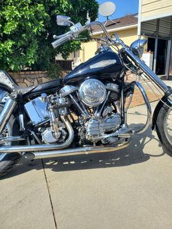 64 Panhead  in Swing Arm Fraim
