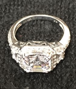 Berricle Sterling Silver Cubic Zirconia Ring Thumbnail