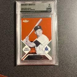 Mickey Mantle Graded Refractor Baseball - $32 Each