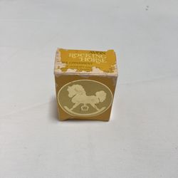 Vintage Avon Rocking Horse Tree Ornament 