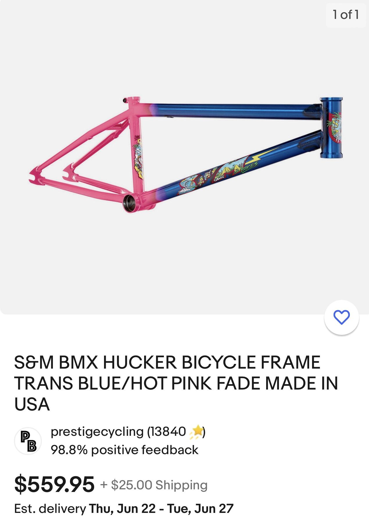 S&m Frame Bmx Bike