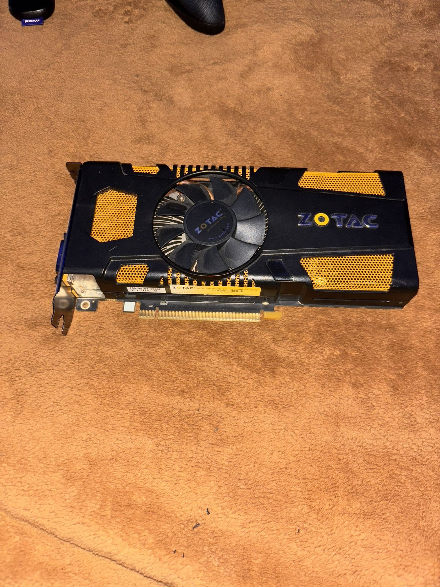 Zotac GTX 570 AMP Edition 1280 Mb DDR5 320 bit Graphics Card