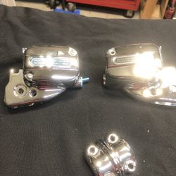 Chrome Master Cylinders  Clutch And Brake
