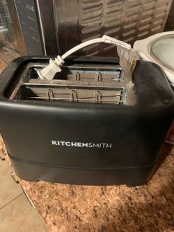 KitchenSmith 2-Slice Toaster Black
