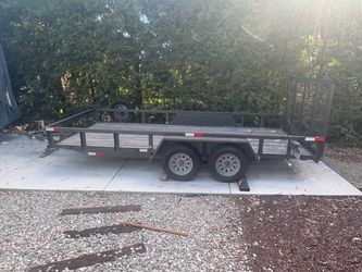 16’ Cargo Masters Flatbed Trailer