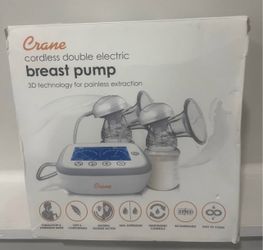 Crane USA Deluxe Double Electric Cordless Breast Pump,