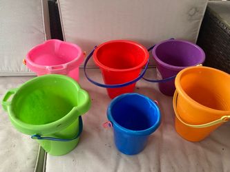 Large lot of beach and sand toys