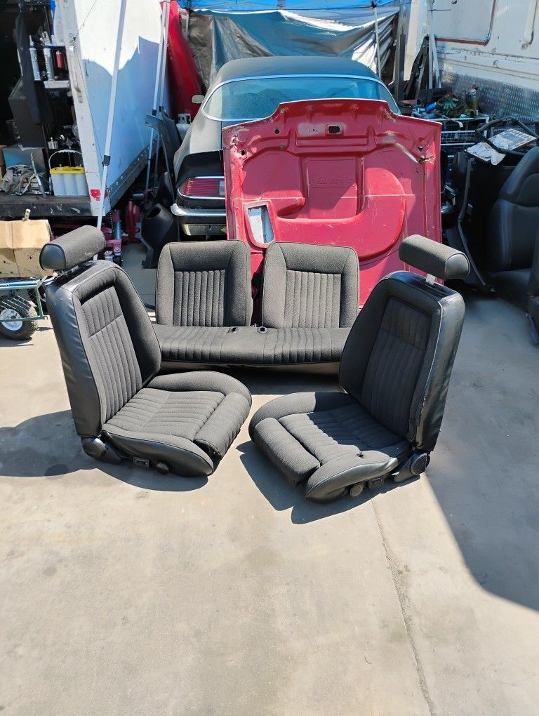 Mustang Fox Body Black Interior Hatchback