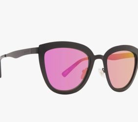 Diff Eyewear Lily Pink Mirror Lens Sunglasses