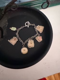 Pusheen Cat Charm Bracelet