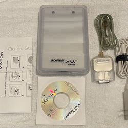 Imation Super Disk USB Drive for Macintosh Model SD-USB-M2 Floppy Disc