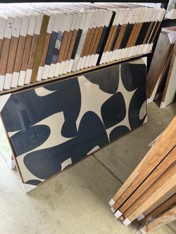 Large Abstract Framed Canvas Wall Art