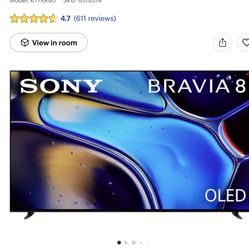 Sony Bravia 77” XR80 Oled Tv - BRAND NEW IN A BOX