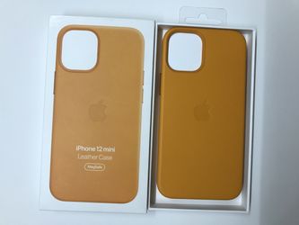 iPhone 12 Mini Leather Case California Poppy MHK63ZM/A