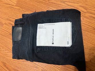 Purple jeans