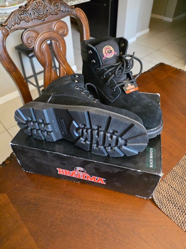 Steel Toe Brahma Boots