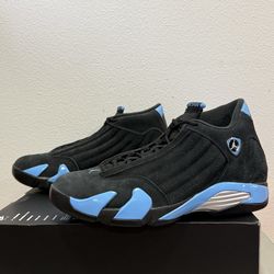 Nike Air Jordan 14 Retro 2026 Black University Blue 487471-007