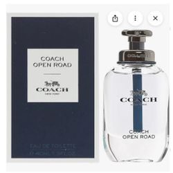 Coach Open Road Men’s EDT Spray 1.3oz New Sealed Box Clean Fresh Scent