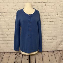 Cabela’s Women’s Blue Sweater w/ Buttons Size XL