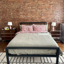 Queen Bed Frame - Room & Board Parsons