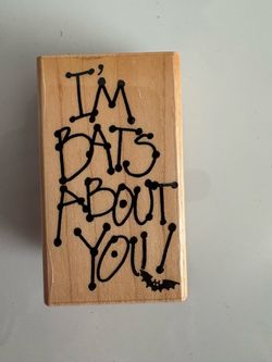 Halloween Rubber Stamp