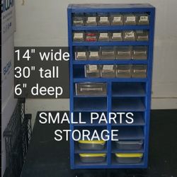 Small Parts Storage With Containers