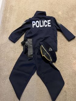 Police Costume Size 3-4 New But No Tags Or Package