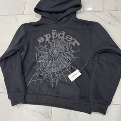 All Black Spider Hoodie