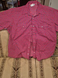 Wrangler button shirt xxl