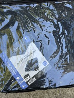 4 pack (24 tiles)- Sivan Fitness 1/2" Thick Rubber Top High-Density EVA Foam 24”x25” Gym Flooring