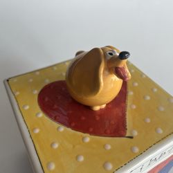Hand Made Dog Treat Ceramic Box