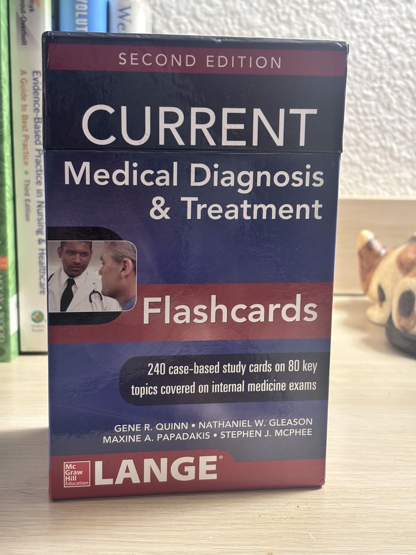 Current medical diagnosis & treatment flash cards open box like new