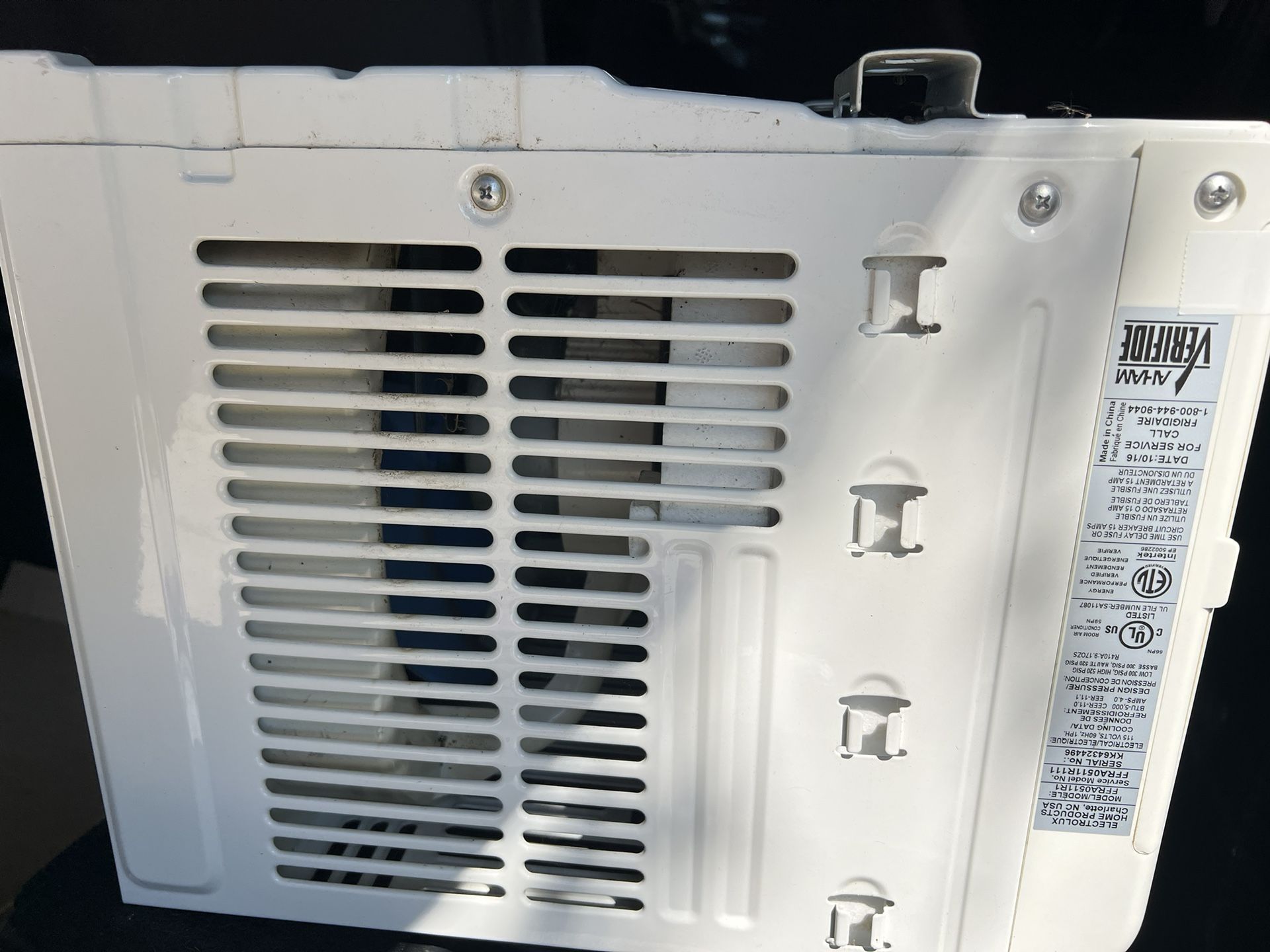 Frigidaire window airconditioner BTU 500