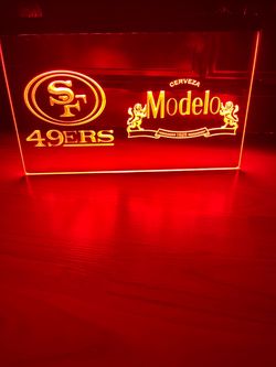 NINERS MODELO LED NEON RED LIGHT