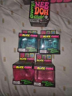 Nee Doh Nice Cube & Groovy Glob Bundle