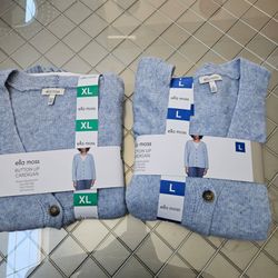 Ella Moss Button Up Cardigan available in L & XL