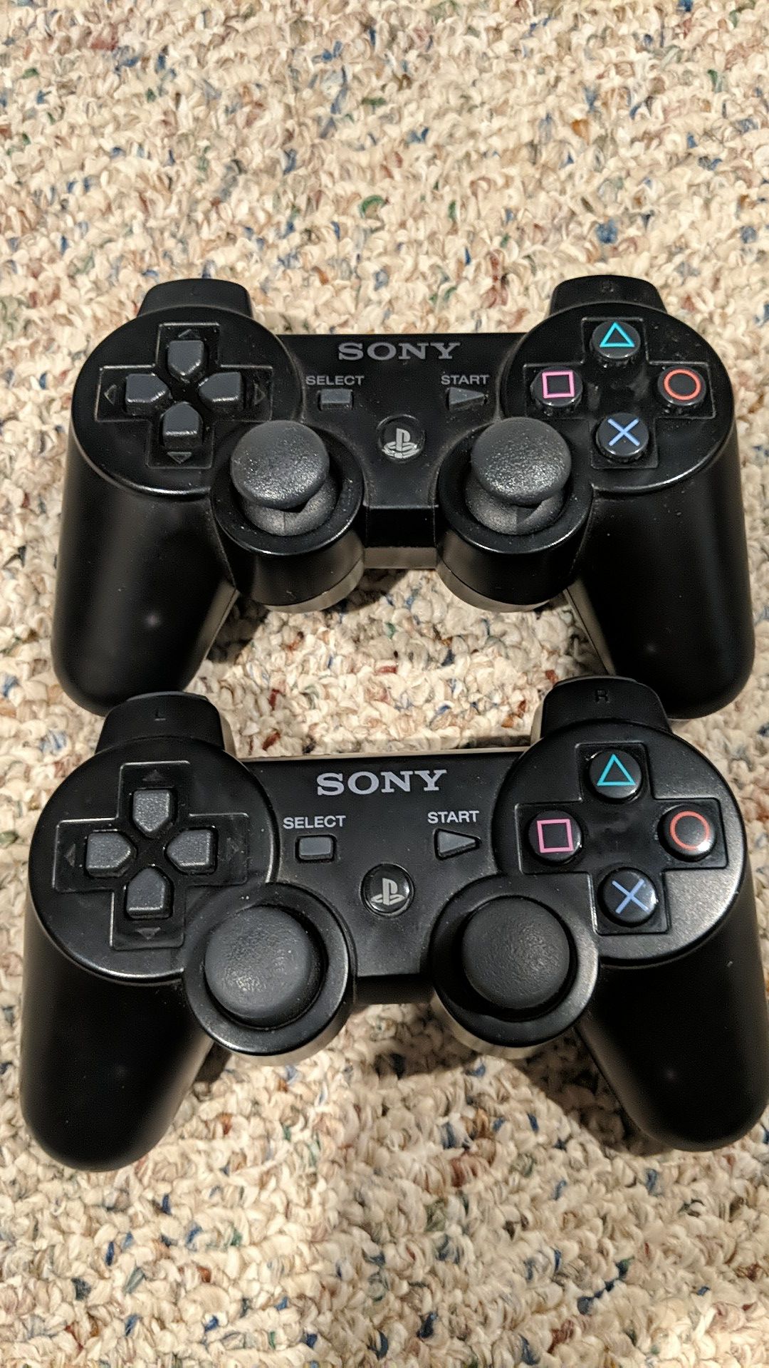 PS3 Sixaxis controllers