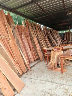 Cedar Slabs And planer available