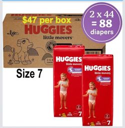 Huggies little movers size 7