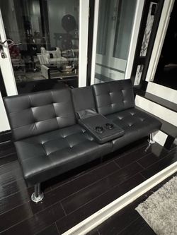 Small leather sofa (Flatbed)